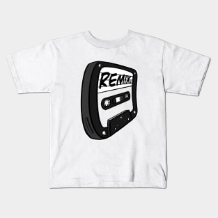 Remix Cassette Tape Kids T-Shirt